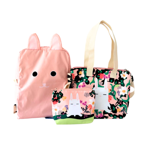 Set Faunita lanzamiento | mochila infantil, neceser y lunchera - elegí tu personaje. - comprar online