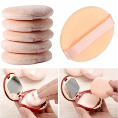2 esponjas cisne de maquillaje planas