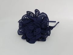 Vincha Flor Grande Broderie - comprar online