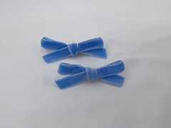 Moñitos velvet pastel - comprar online