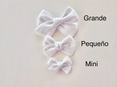 Moño de tela Mini - comprar online