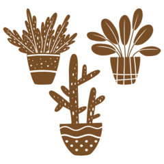 Adesivo Vasos de Plantas - Loja ArteQueCola