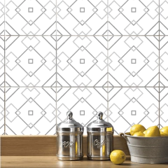 Adesivo de Azulejo Quadrados Sem Cortura - Loja ArteQueCola