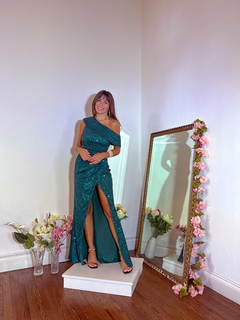 Vestido Toscana verde esmeralda en internet
