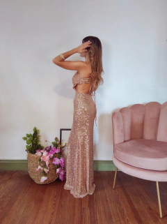 Vestido Ginebra gold - loja online
