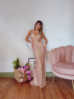 Vestido Ginebra gold - loja online