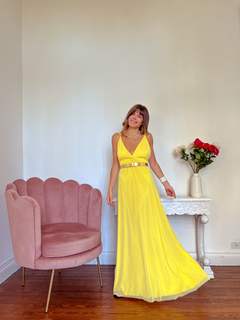 Vestido Felicia amarillo - tienda online