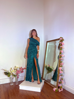 Vestido Toscana verde esmeralda - tienda online