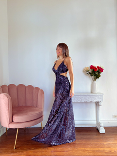 Vestido Versalles azul en internet