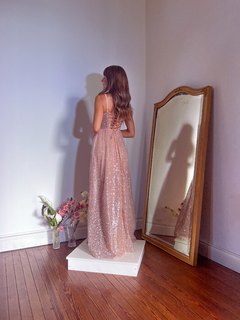 Vestido Venecia rosé gold - online store