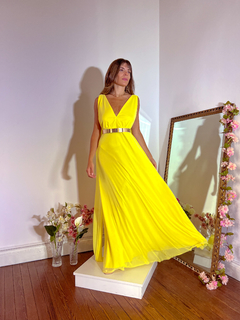 Vestido Toledo amarillo - comprar online