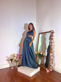 Vestido Bali verde inglés