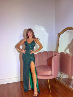 Vestido Tailandia verde esmeralda - comprar online