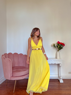 Vestido Felicia amarillo en internet