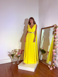 Vestido Toledo amarillo - tienda online