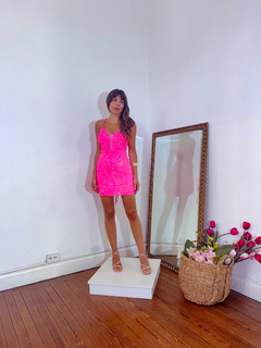 Vestido Tijuana fucsia barbie - comprar online
