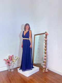 Vestido Toledo azul marino - comprar online