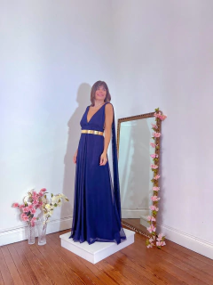 Vestido Toledo azul marino - Coronadas De Gloria