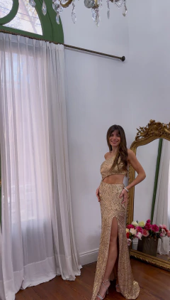 Imagen de Vestido Ibiza dorado