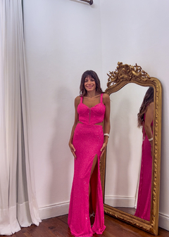 Vestido Alfonsina fucsia en internet