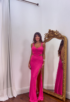 Imagen de Vestido Alfonsina fucsia