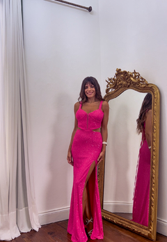 Vestido Alfonsina fucsia