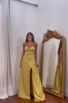 Vestido Cerdeña verde lima - comprar online