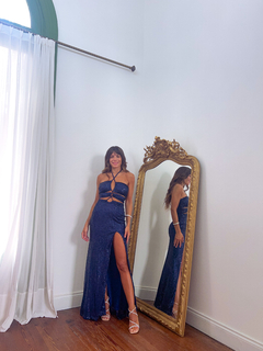 Vestido Tulum azul marino en internet