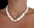 Colar com pérolas barrocas - fecho de ouro 18k