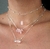 Colar com quartzos rosa