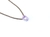 Colar hematita dourada com quartzo rosa - Fecho de ouro 18k lagosta