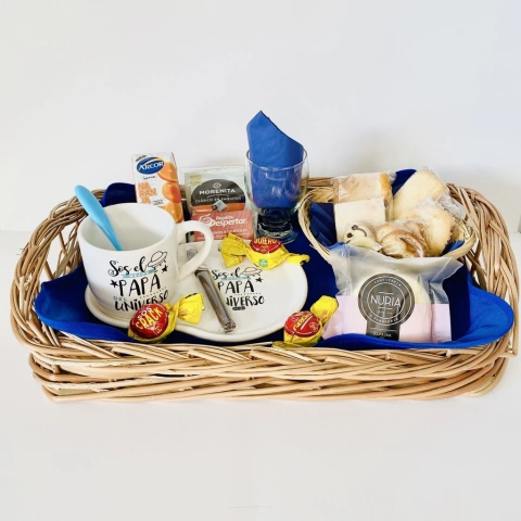Desayuno o Merienda Taza Con Plato - Regalo Día Del Padre
