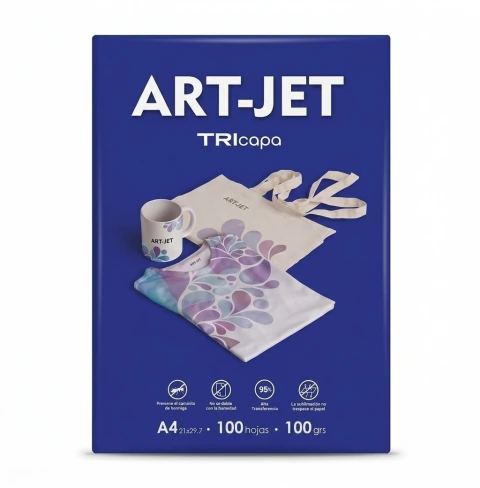 PAPEL IMPORTADO P/SUBLIMAR A4 x 100h ART JET