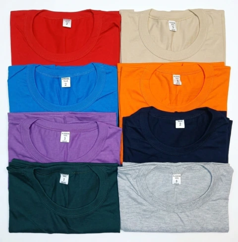 REMERAS ALGODÓN PEINADO UNISEX Adulto (S al XXL) – varios colores