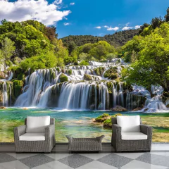 Papel de Parede Paisagem Cachoeira Natureza Sala Painel Adesivo - 002pc