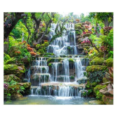 Papel de Parede Paisagem Cachoeira Natureza Sala Painel Adesivo - 016pc na internet