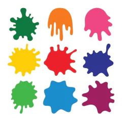 Adesivo de Parede Infantil Mancha de Tinta Quarto Criança - 082ir - comprar online