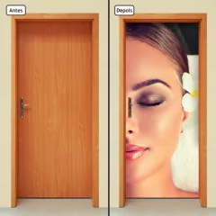 Adesivo Decorativo de Porta - Salão de Beleza - 1119cnpt - comprar online