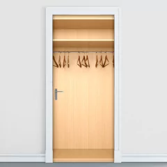 Adesivo Decorativo de Porta - Closet - Armário - 1173cnpt