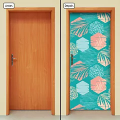 Adesivo Decorativo de Porta - Abstrato - 1663cnpt - comprar online