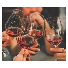 Papel de Parede Vinho Brinde Bebida Reunião Sala Painel Adesivo - 216pc na internet