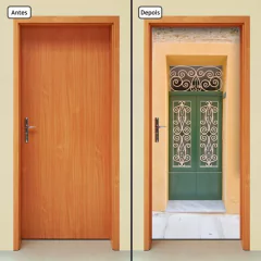 Adesivo Decorativo de Porta - Porta Antiga - 241cnpt - comprar online