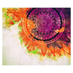 Papel de Parede Mandala Decorativa Sala Painel Adesivo - 288pc na internet