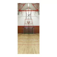 Adesivo Decorativo de Porta - Quadra - Basquete - 392cnpt na internet