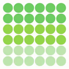 Adesivo de Parede Infantil Bolinhas Tons de Verde Quarto Bebê - 396ir - comprar online