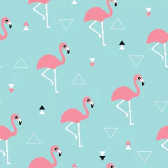 Papel de Parede Adesivo 3 Metros - Flamingos - Revestimento - 909pps