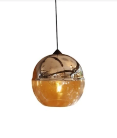 Colgante Esfera vidrio E-27