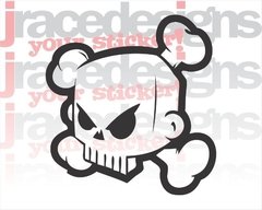 a34 - Adesivo Ken Block Skull