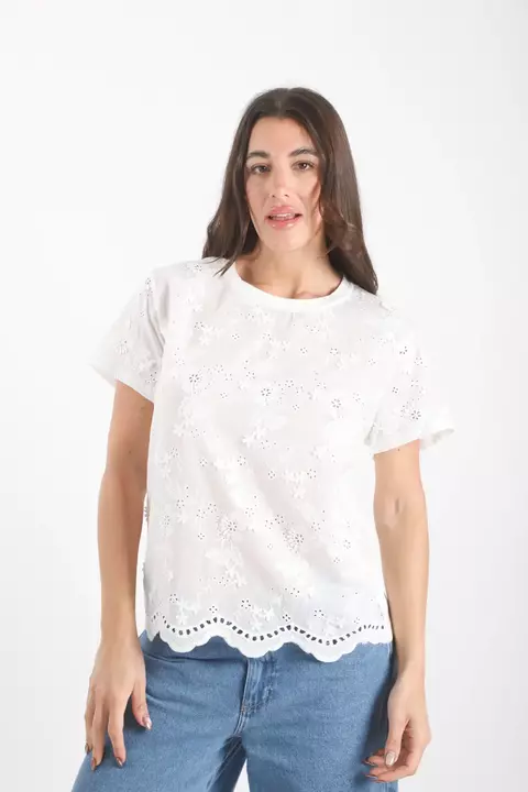 Remera Siena algodon con lino 5163