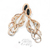 Brinco Glam em semi joias com design elegante, apresentando ziconias e onix 